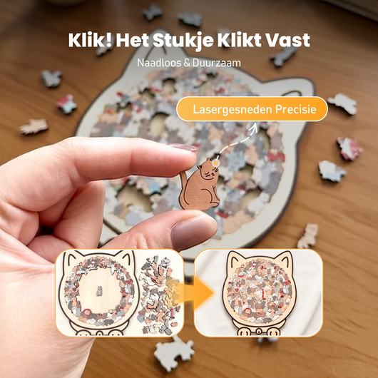 135-delige Katten Puzzel - 2