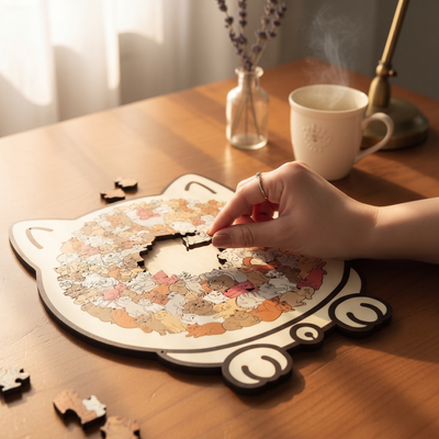 135-delige Katten Puzzel - 5