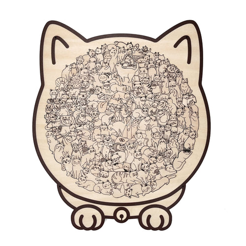 135-delige Katten Puzzel